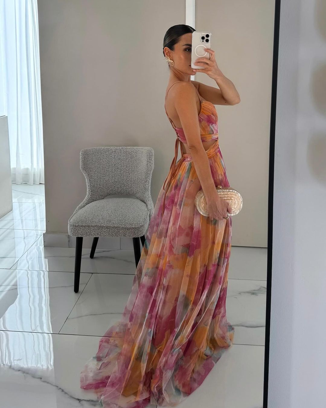 Adeline™ Elegant Spaghetti Strap Dress