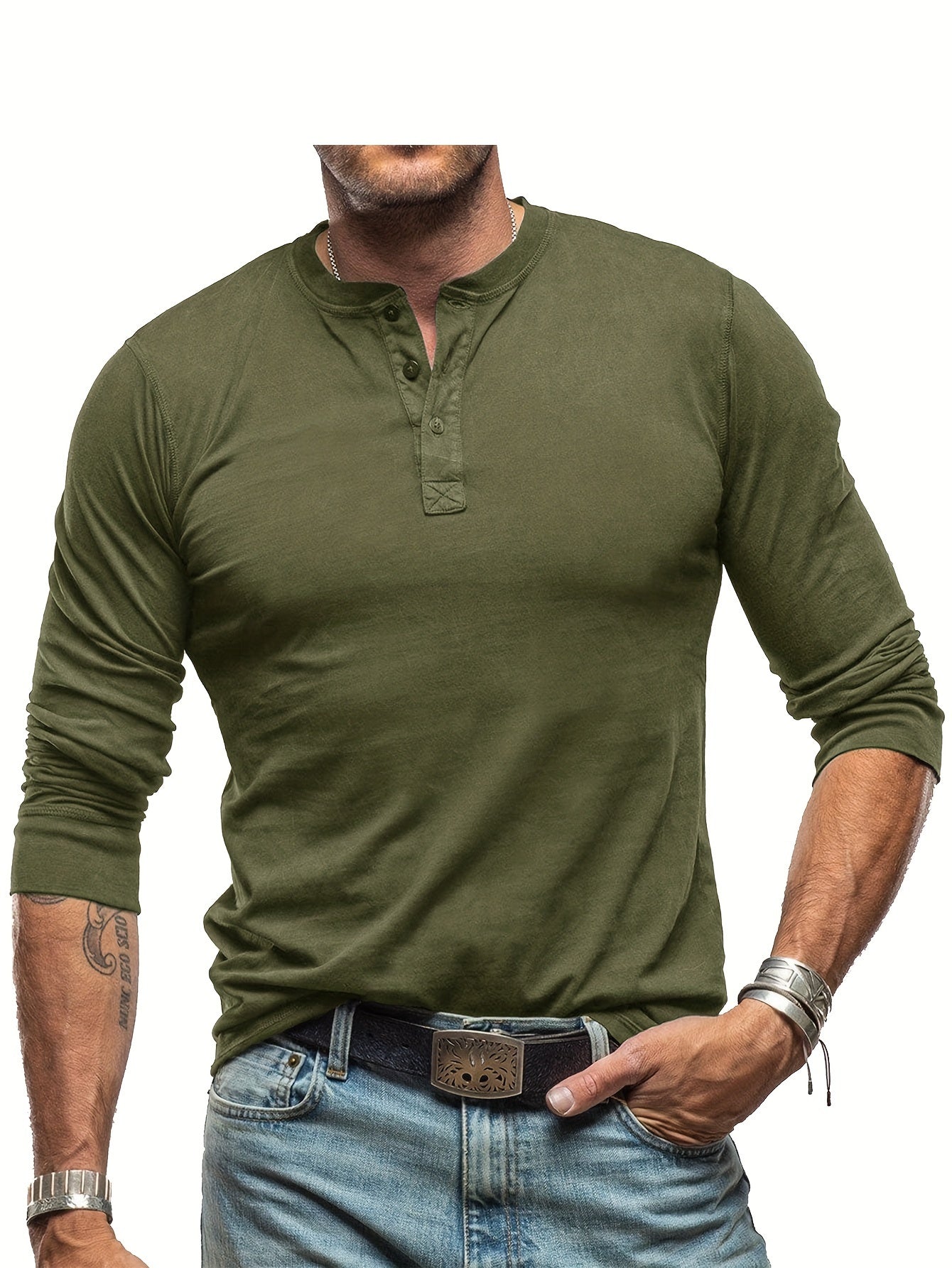 Malakai™ Long Sleeve Men Button Shirt