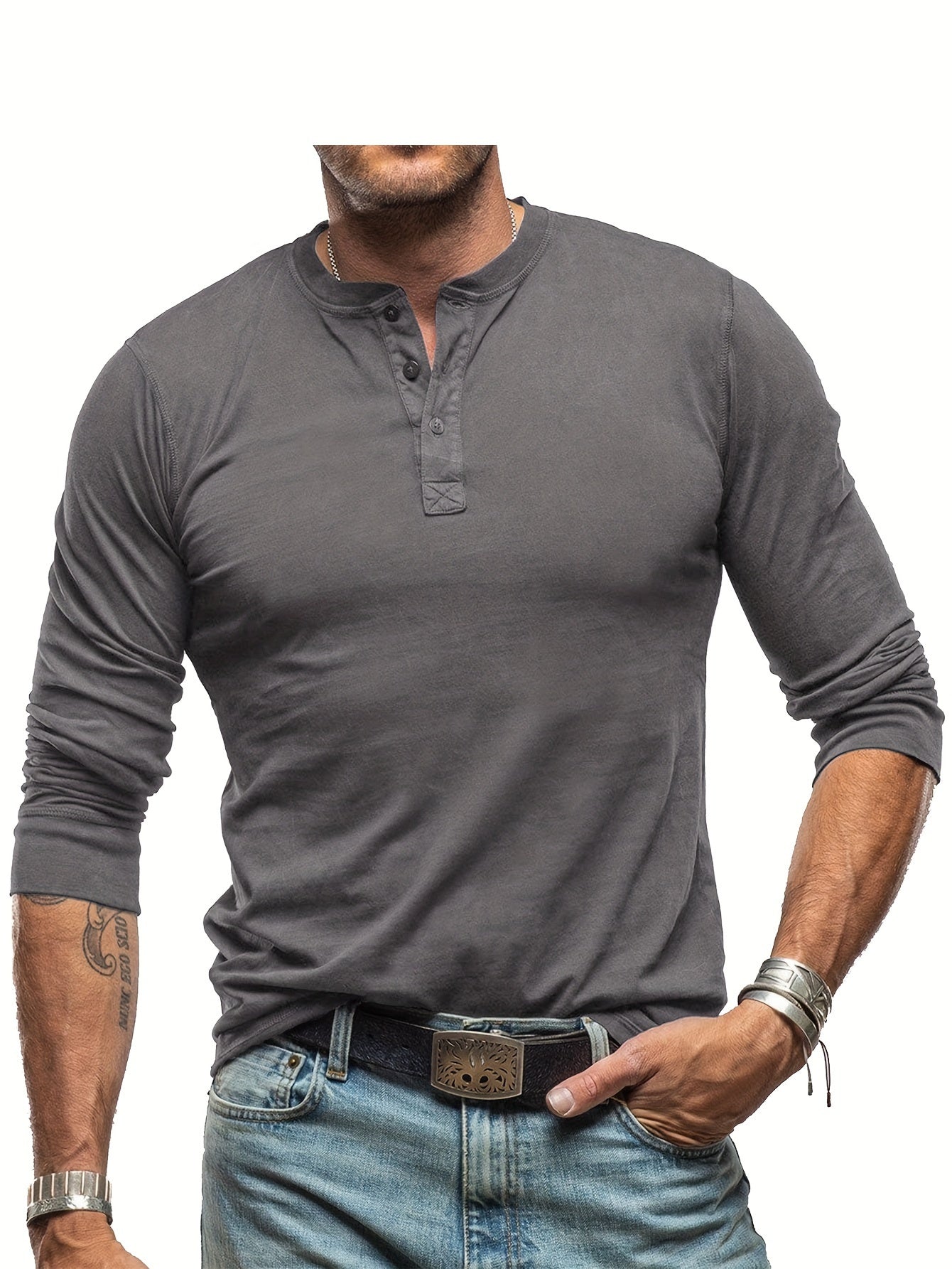 Malakai™ Long Sleeve Men Button Shirt