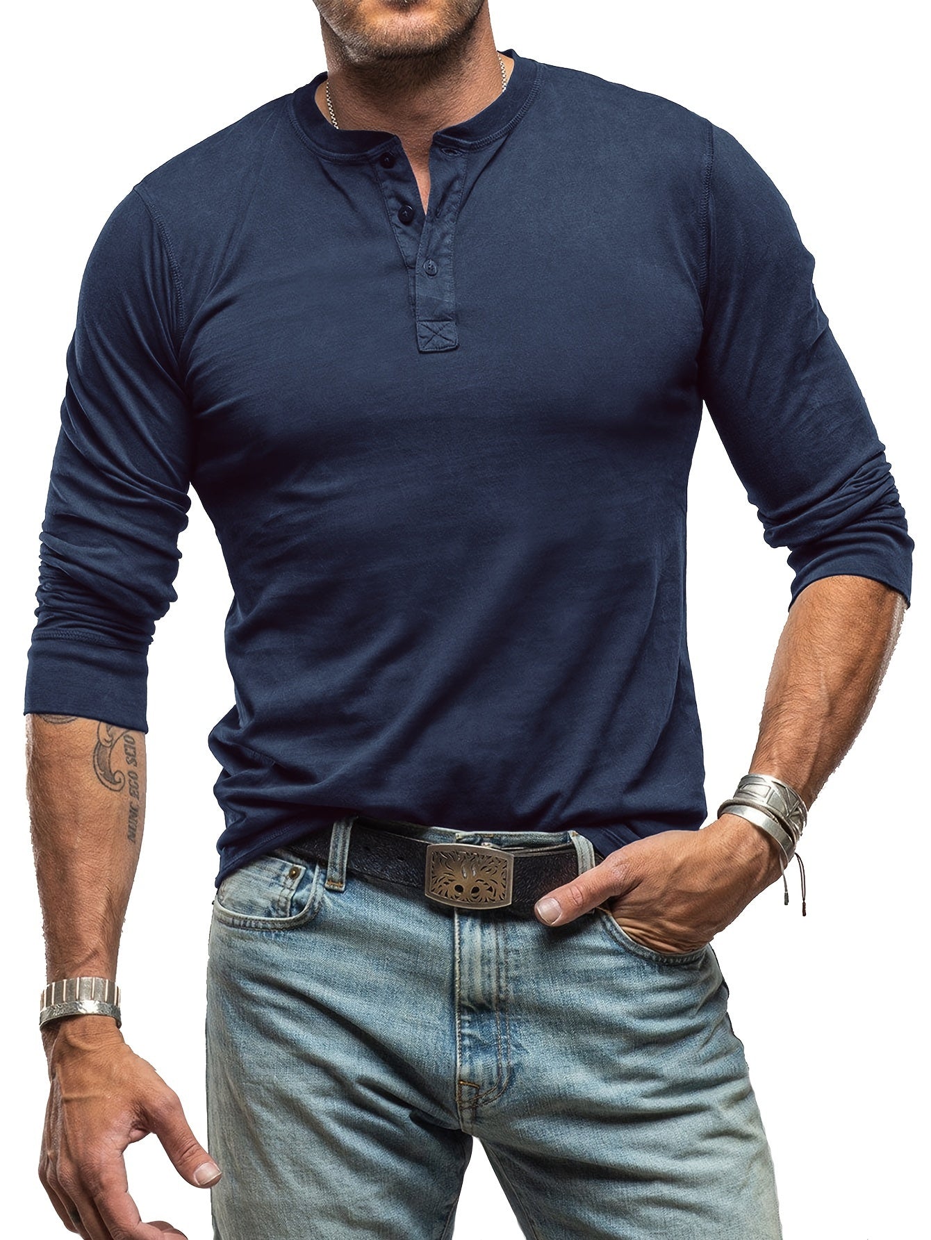 Malakai™ Long Sleeve Men Button Shirt