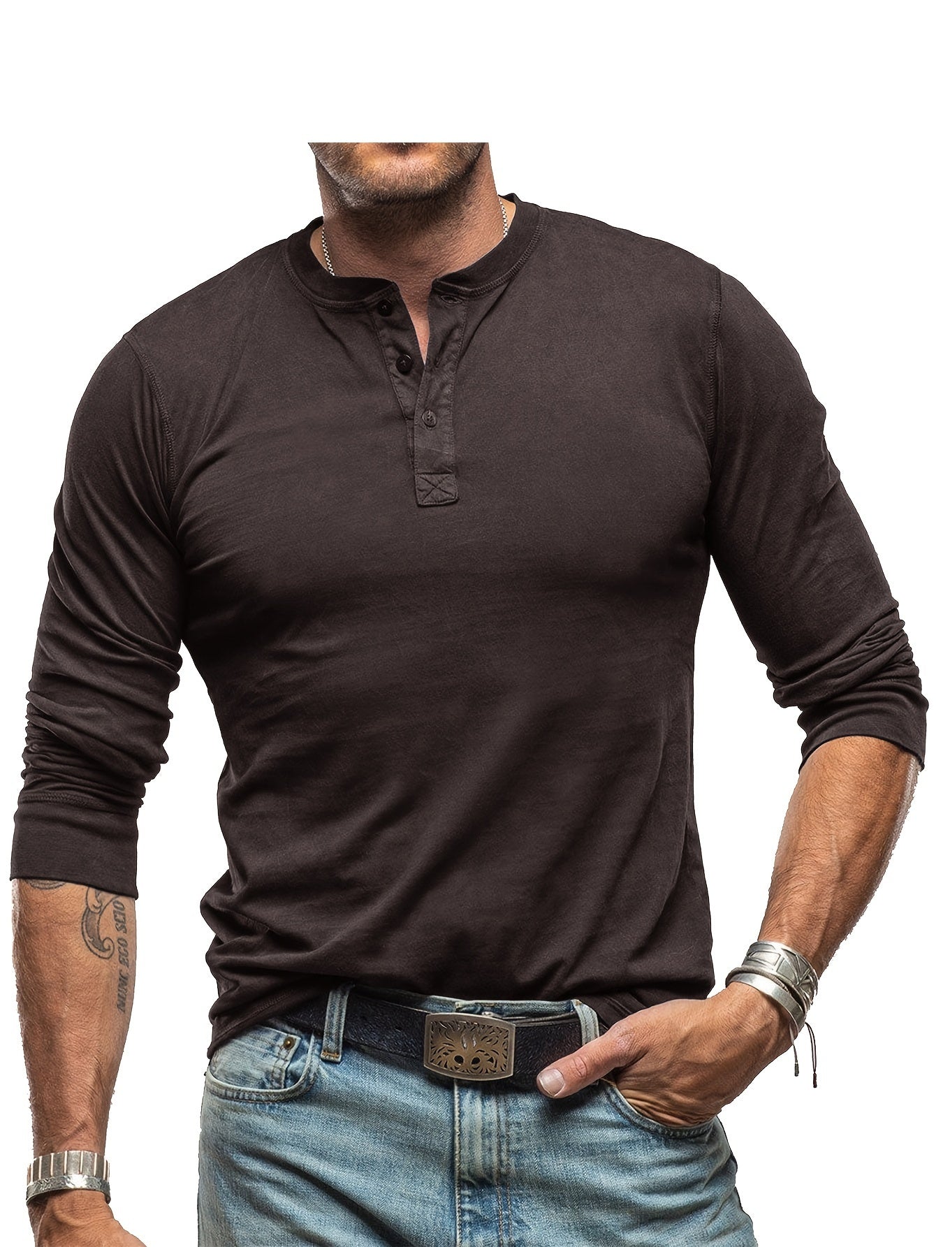 Malakai™ Long Sleeve Men Button Shirt