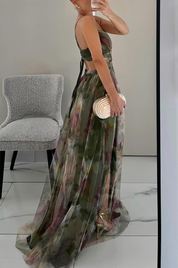 Adeline™ Elegant Spaghetti Strap Dress