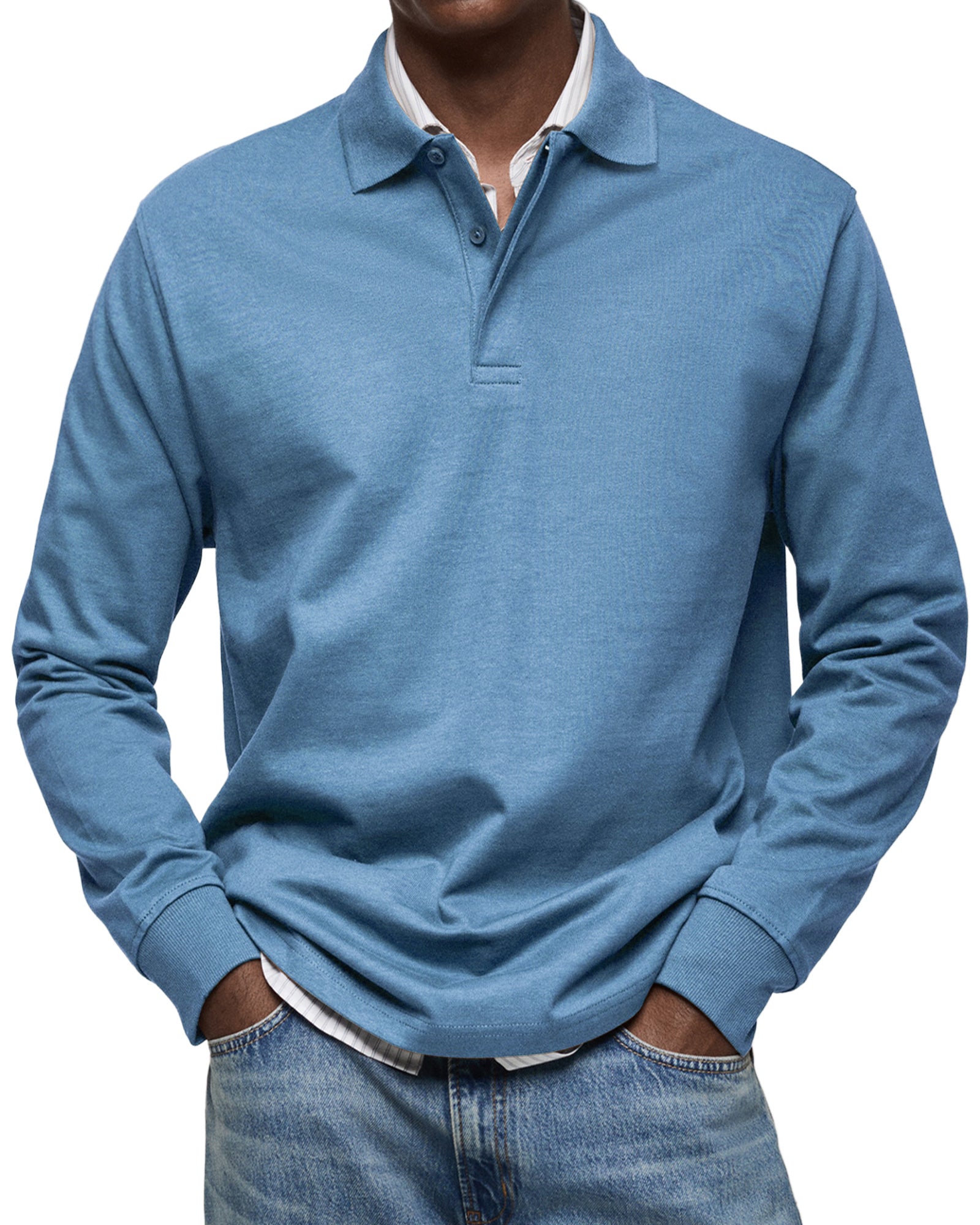 Truett™ Long Sleeve Collar Polo Shirt