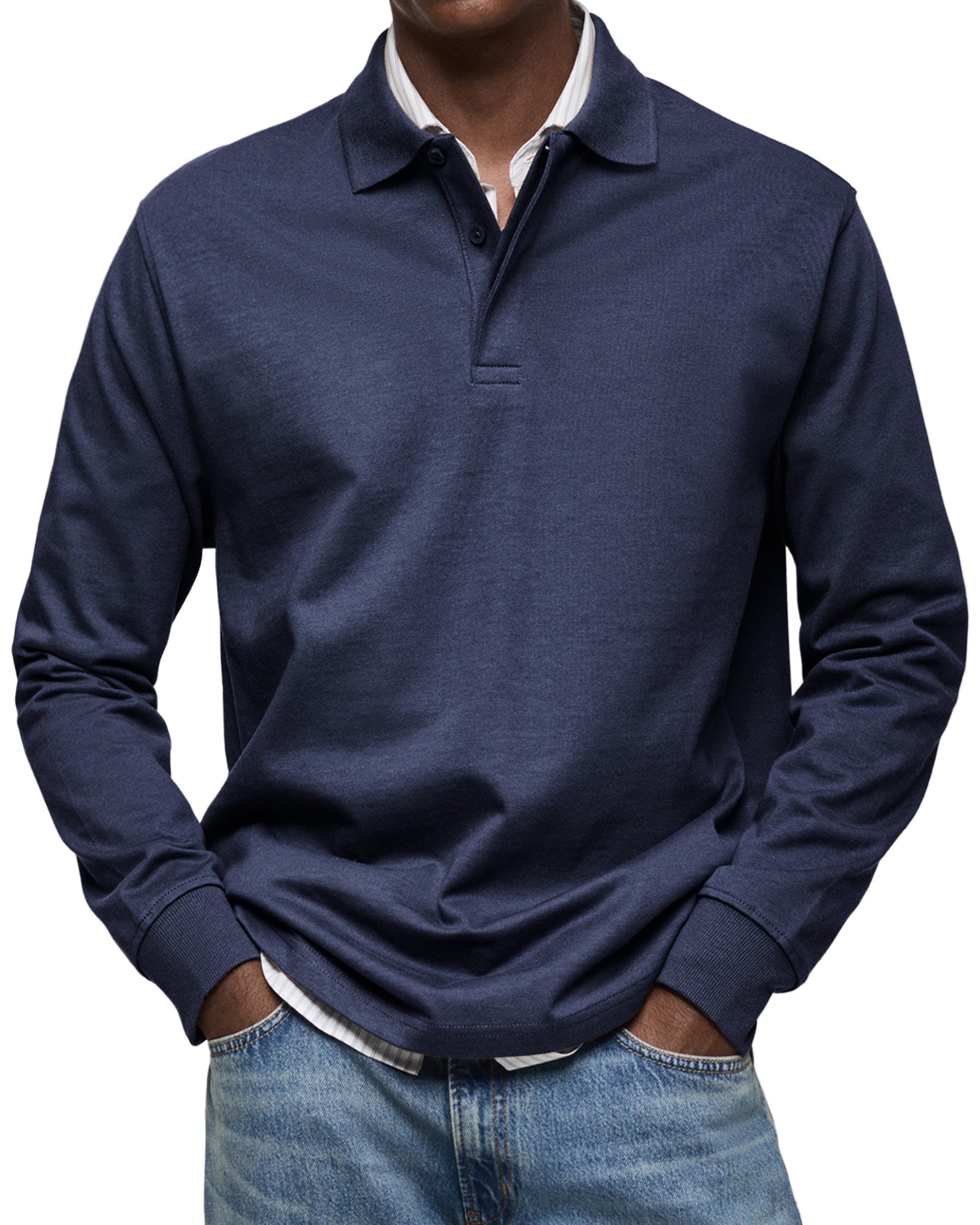 Truett™ Long Sleeve Collar Polo Shirt