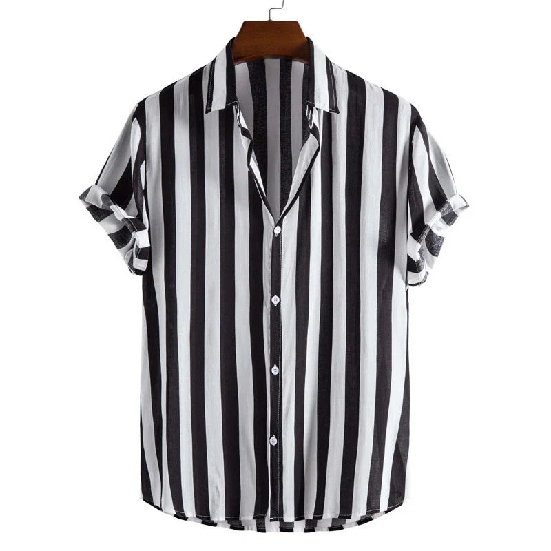 Jago™ Stripe Print Men's Shirt