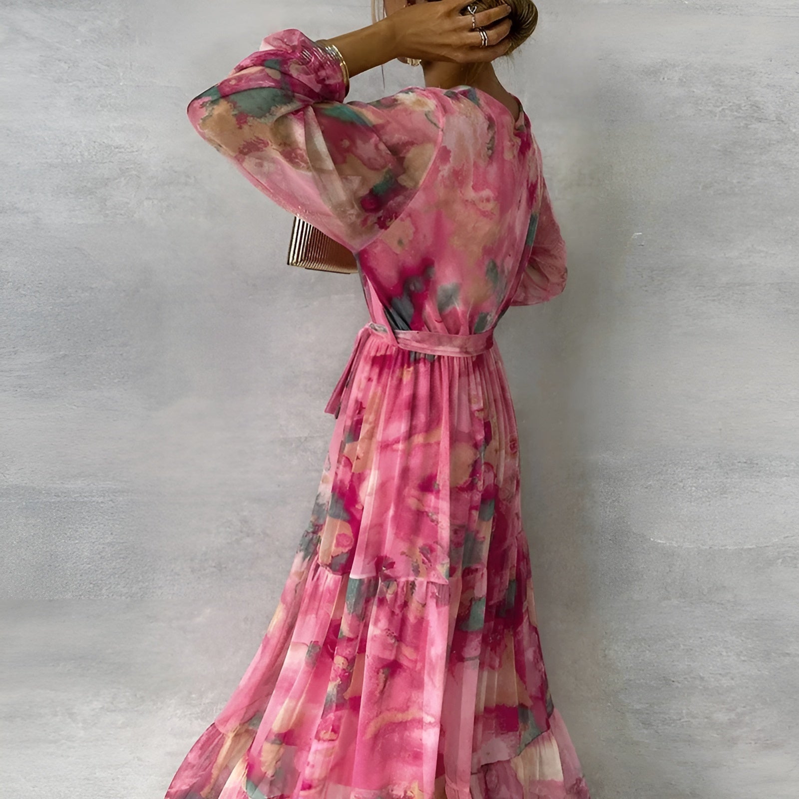 Mia™ Floral Print Boho Dress