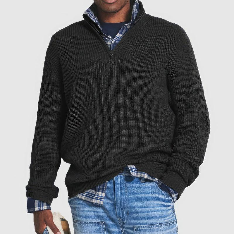 Asher™ Zip Knit Sweater