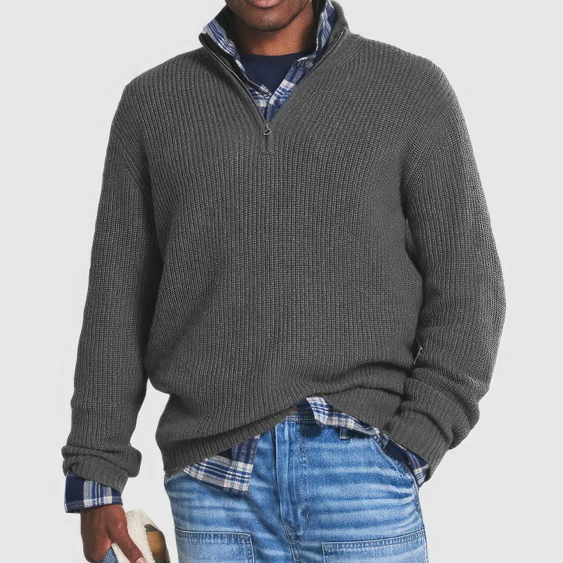 Asher™ Zip Knit Sweater
