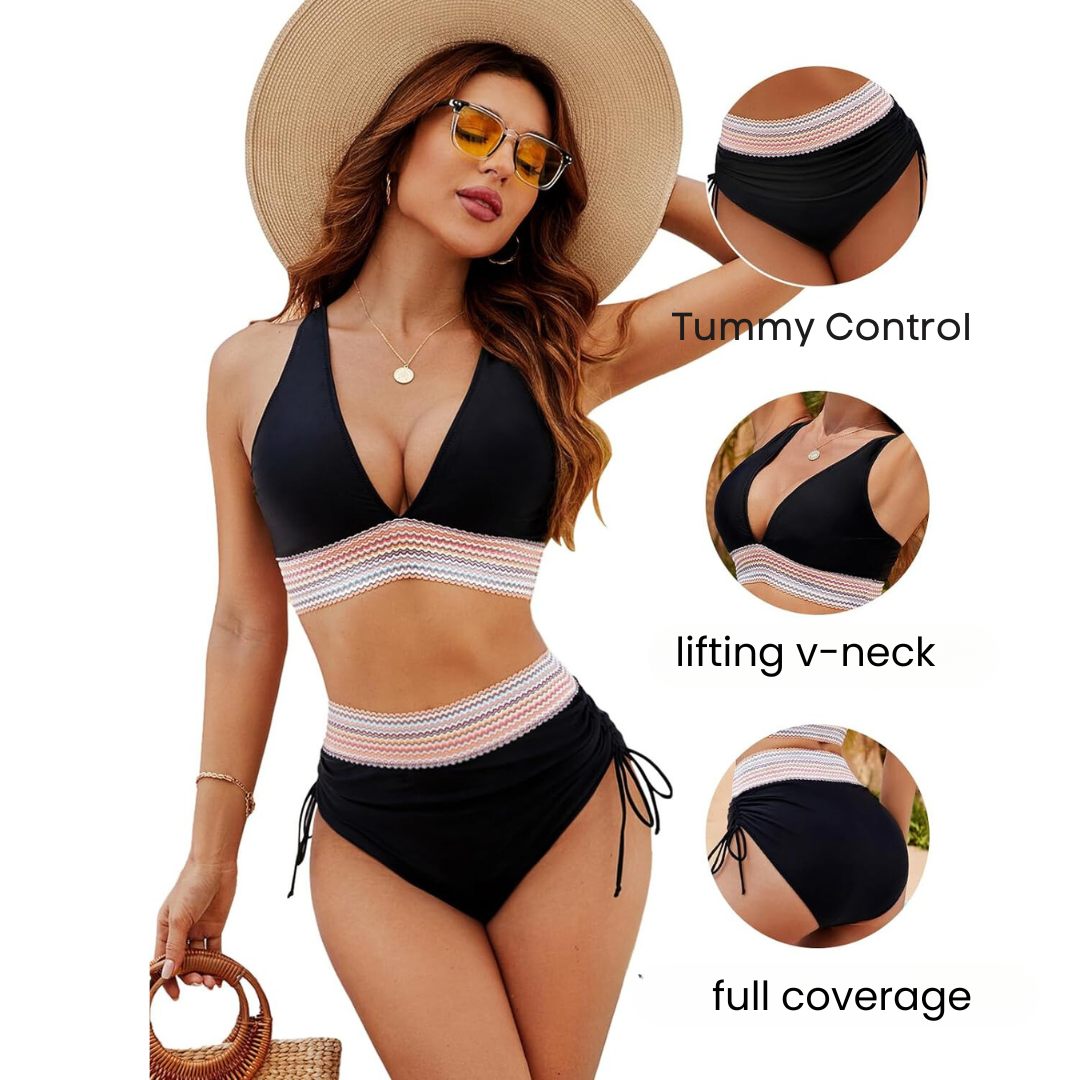 Luma™ High Waist Bikini Swimsuit Set