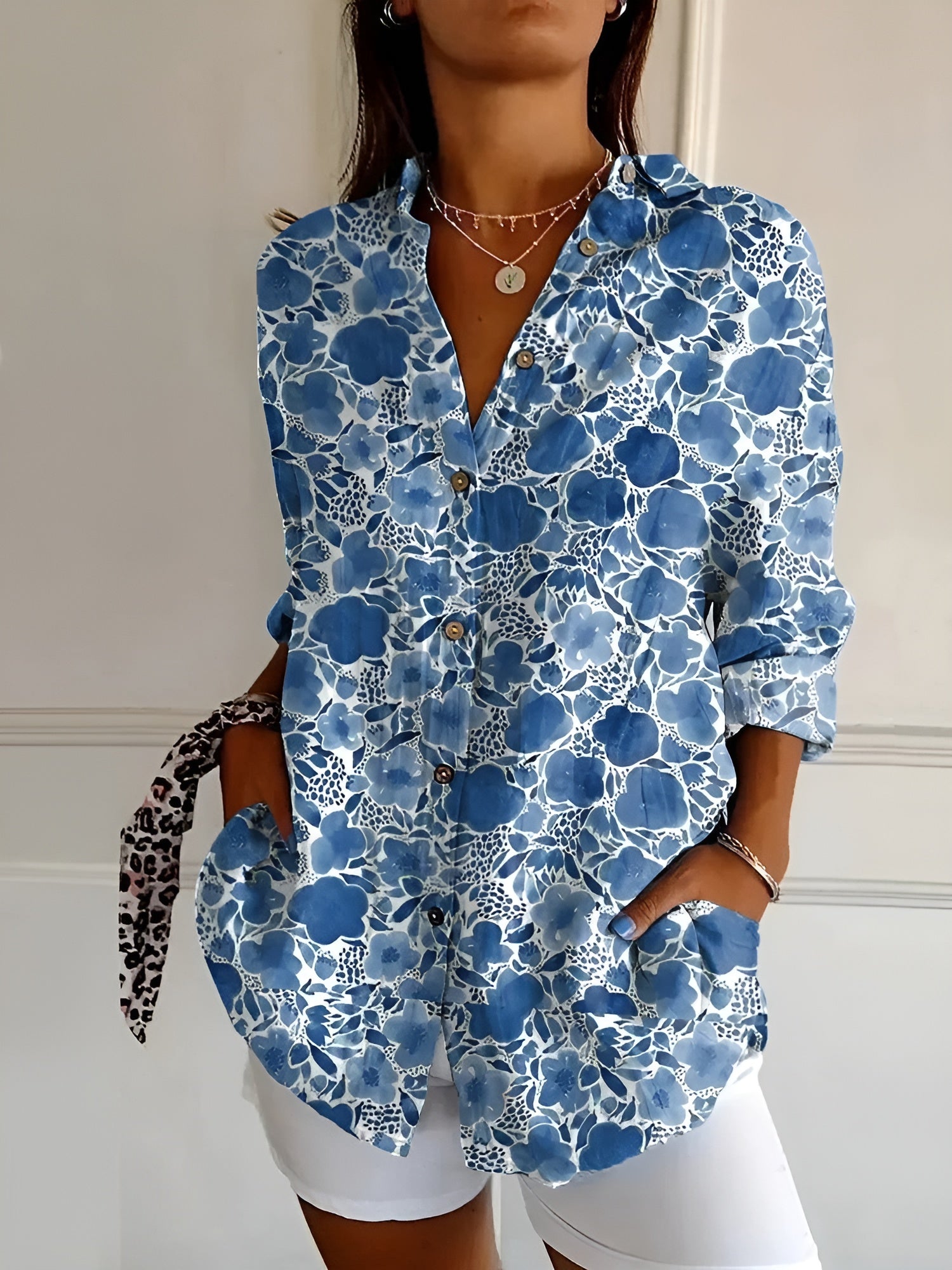 Danica™ Elegant Floral Shirt