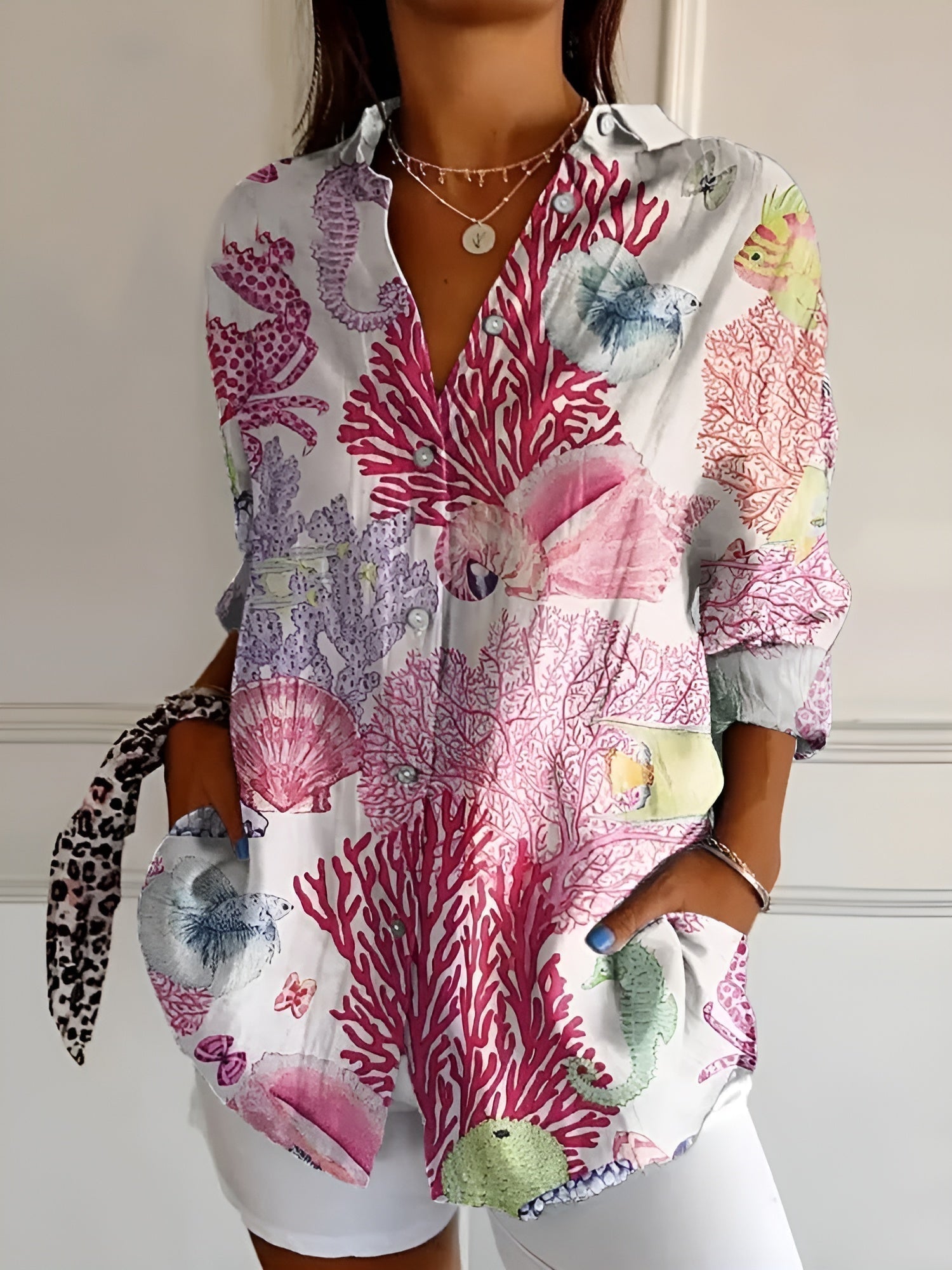 Danica™ Elegant Floral Shirt